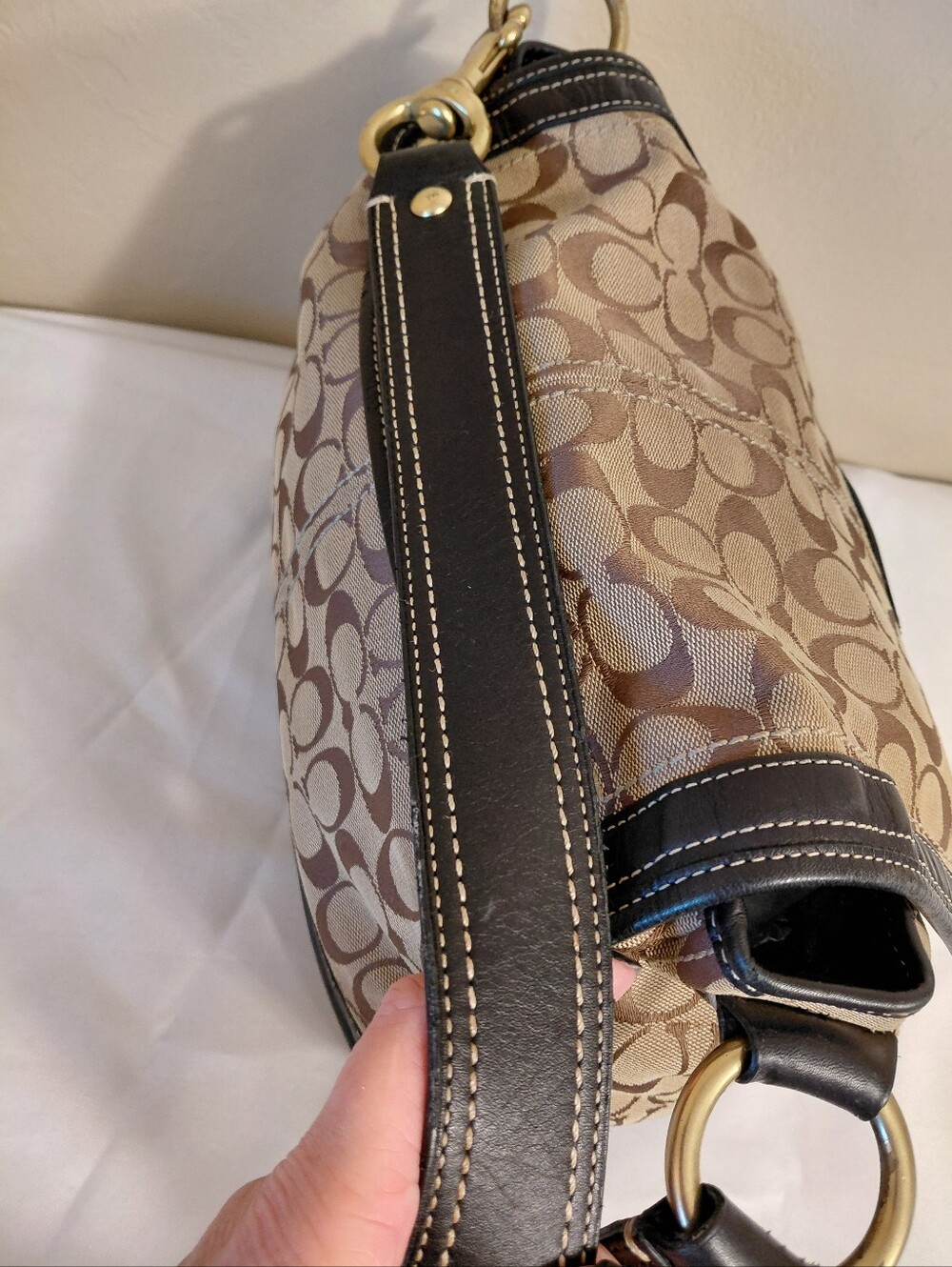 Coach Legacy Ali Signature Turnlock Shoulder Bag With COA - Picture 11 of 15